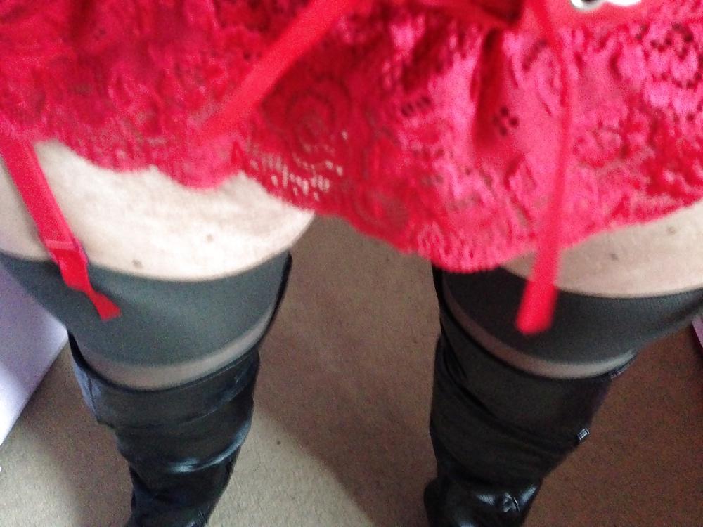 10P Boots and stockings