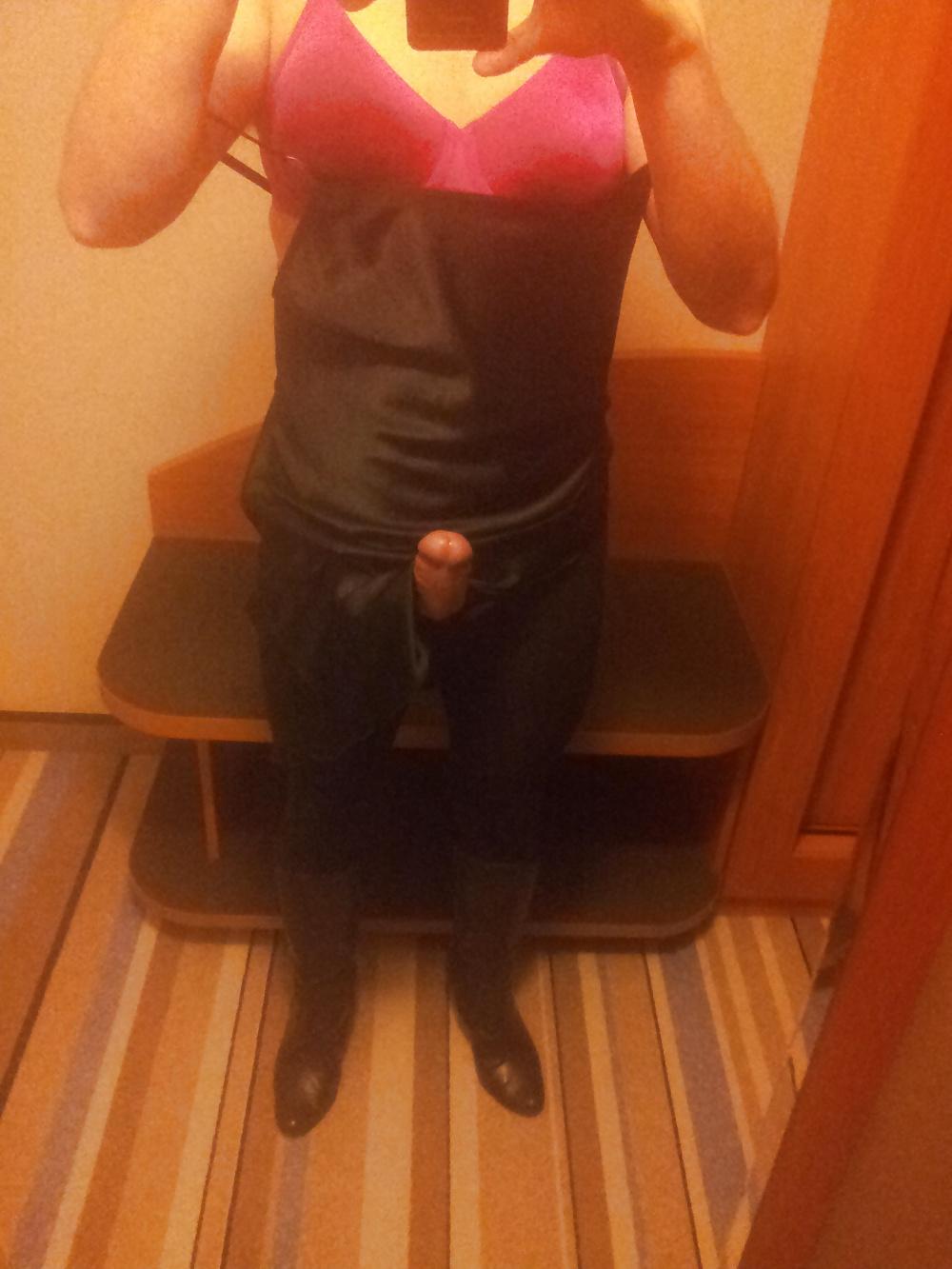 25P Panties tights boots cock ass fun this morning