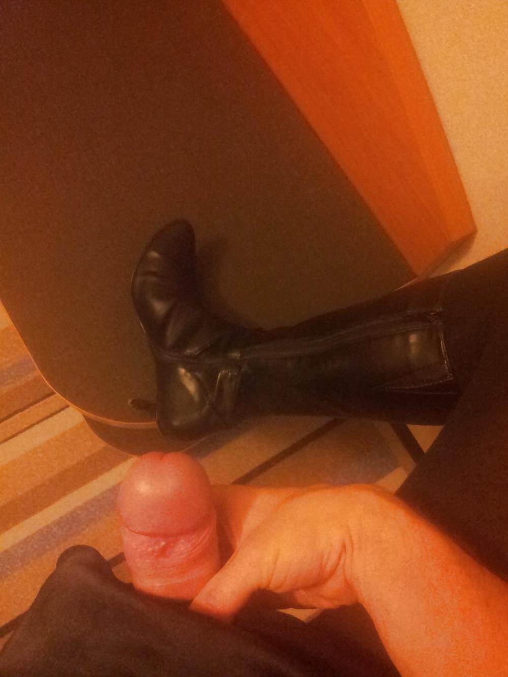 25P Panties tights boots cock ass fun this morning