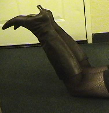 25P Wearing sexy boots while having some fun
