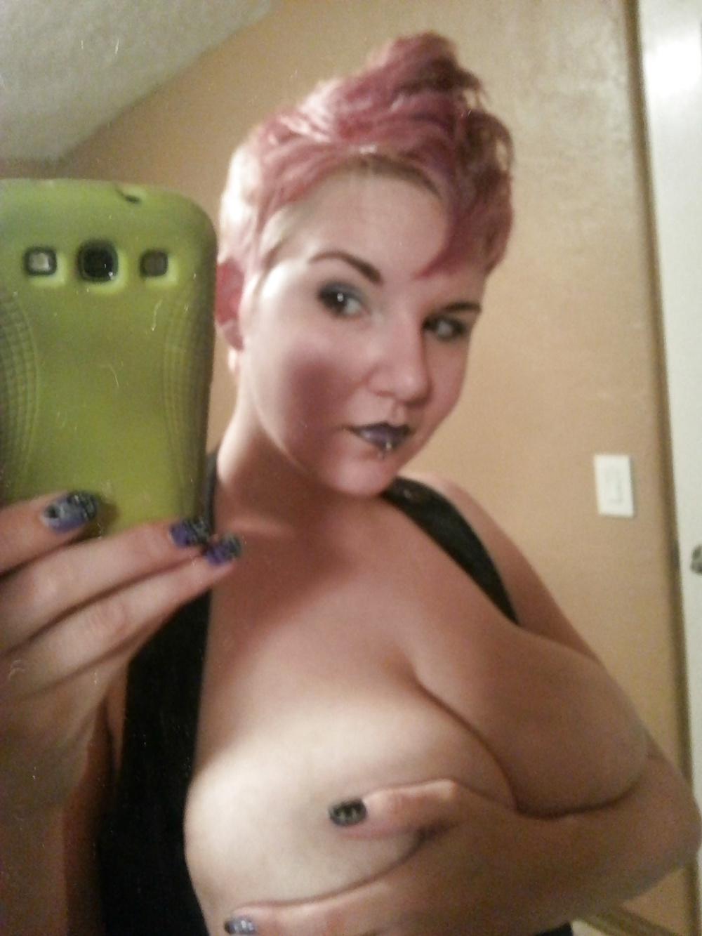 17P Punk geek HUGE tits