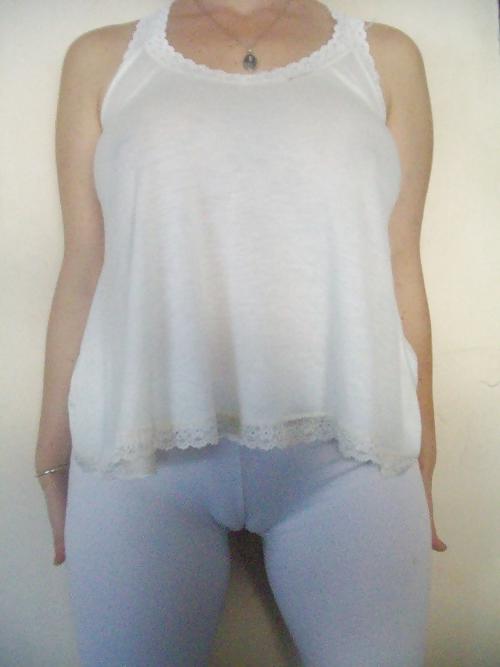 18P WIFE Huge Boobs and Hot White Ass Spandex