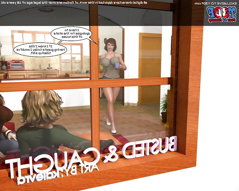 5P Y3df 3d comic: busted & caught
