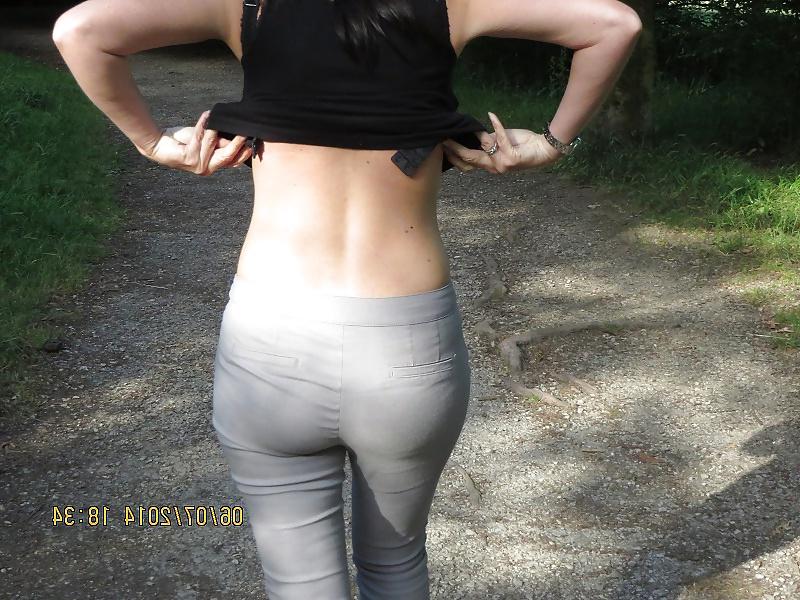7P My big tits and hard nipples and pussy in public
