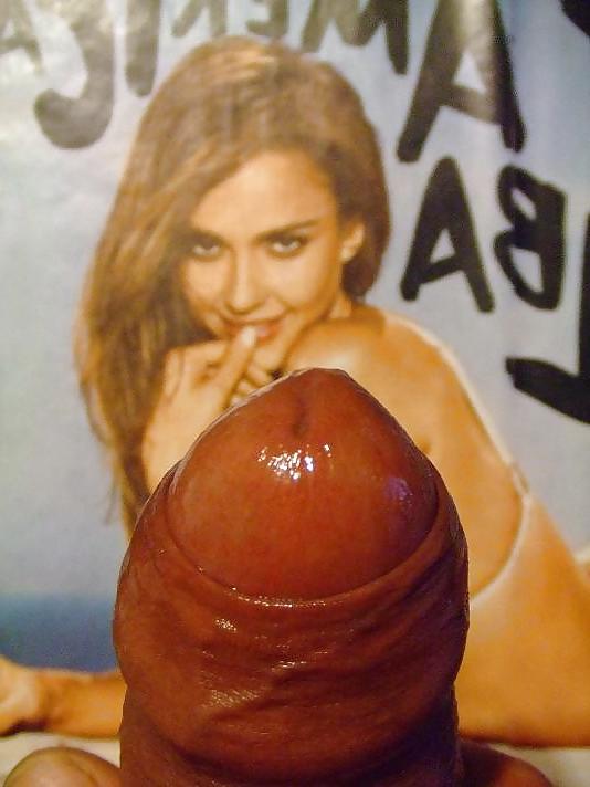 23P Jessica Alba Gets Some Thick Sperm