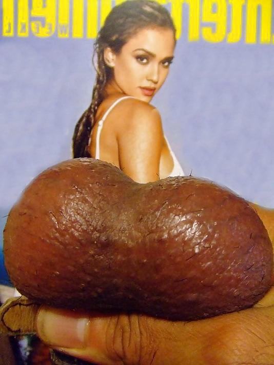 23P Jessica Alba Gets Some Thick Sperm