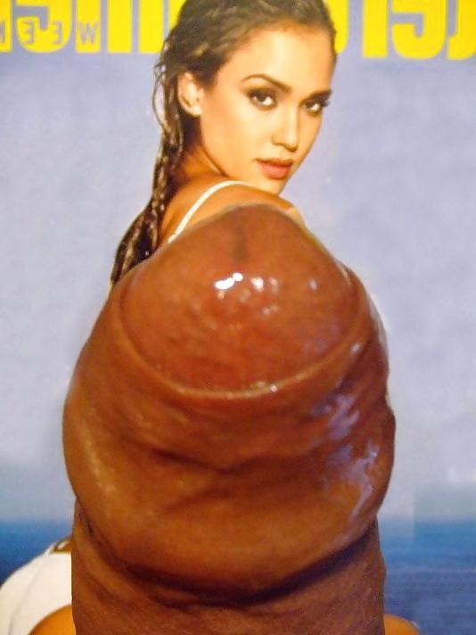 23P Jessica Alba Gets Some Thick Sperm