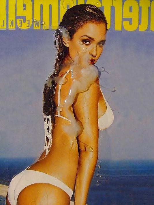 23P Jessica Alba Gets Some Thick Sperm