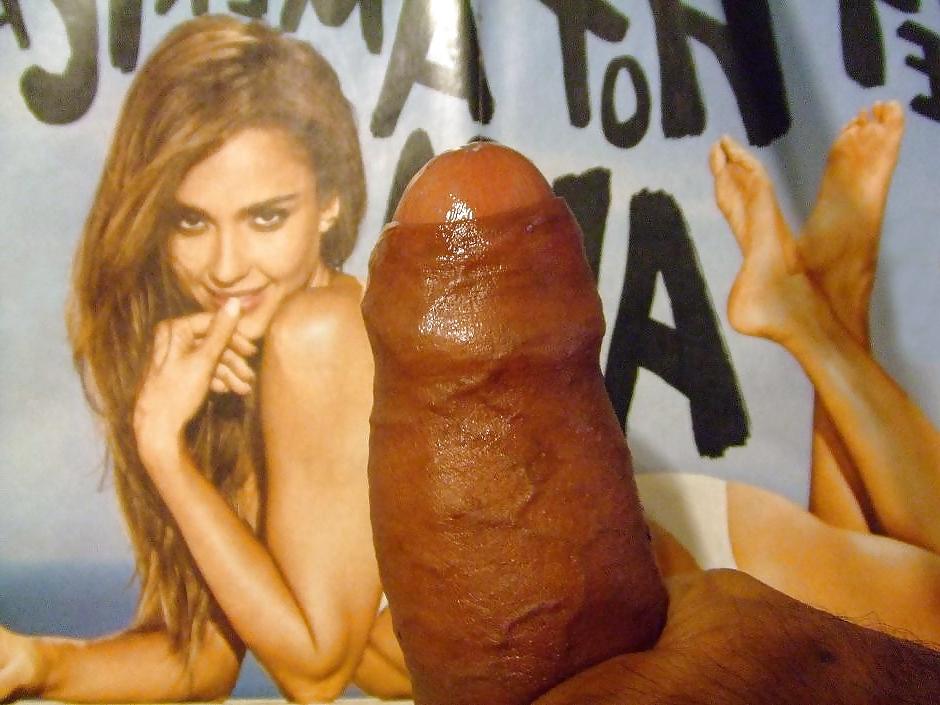 23P Jessica Alba Gets Some Thick Sperm