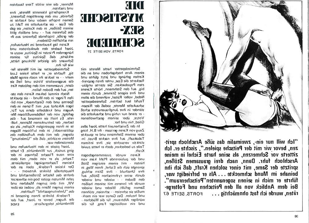 25P Vintage Magazines Samlet Week-end Sex 06 German