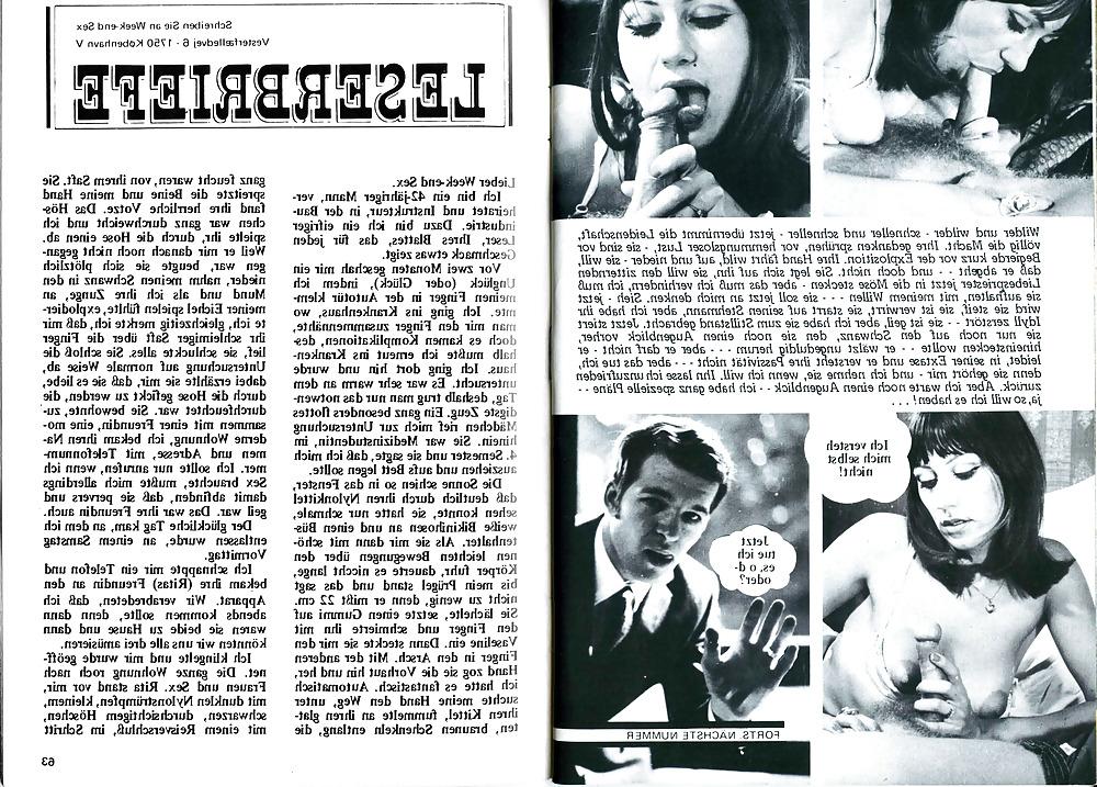 25P Vintage Magazines Samlet Week-end Sex 06 German
