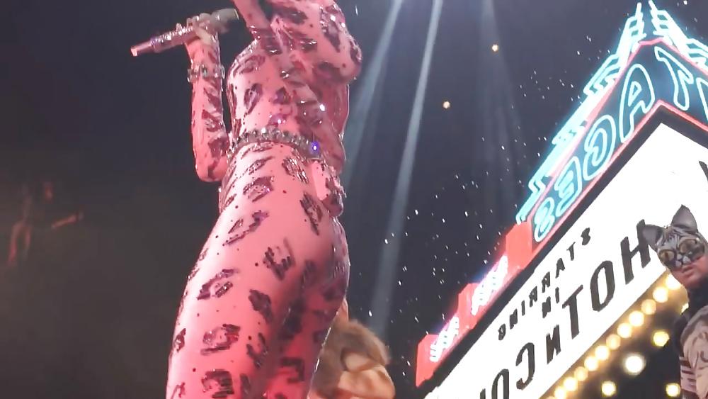 18P Katy Perry in a pink catsuit