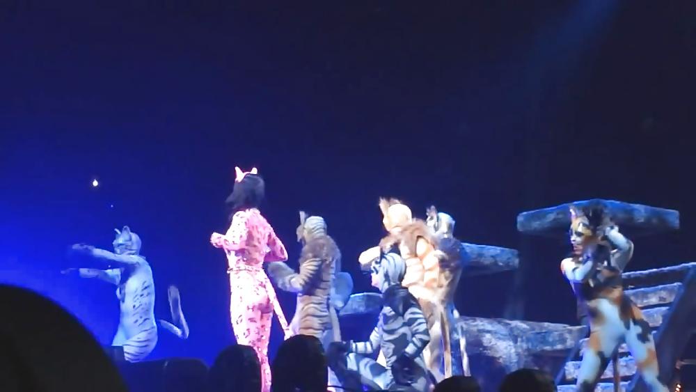 18P Katy Perry in a pink catsuit