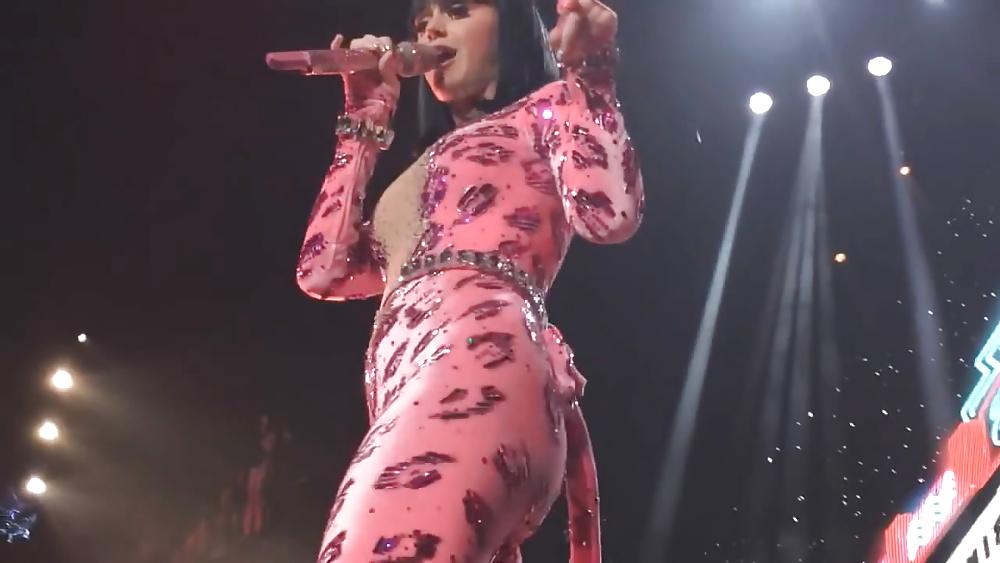 18P Katy Perry in a pink catsuit