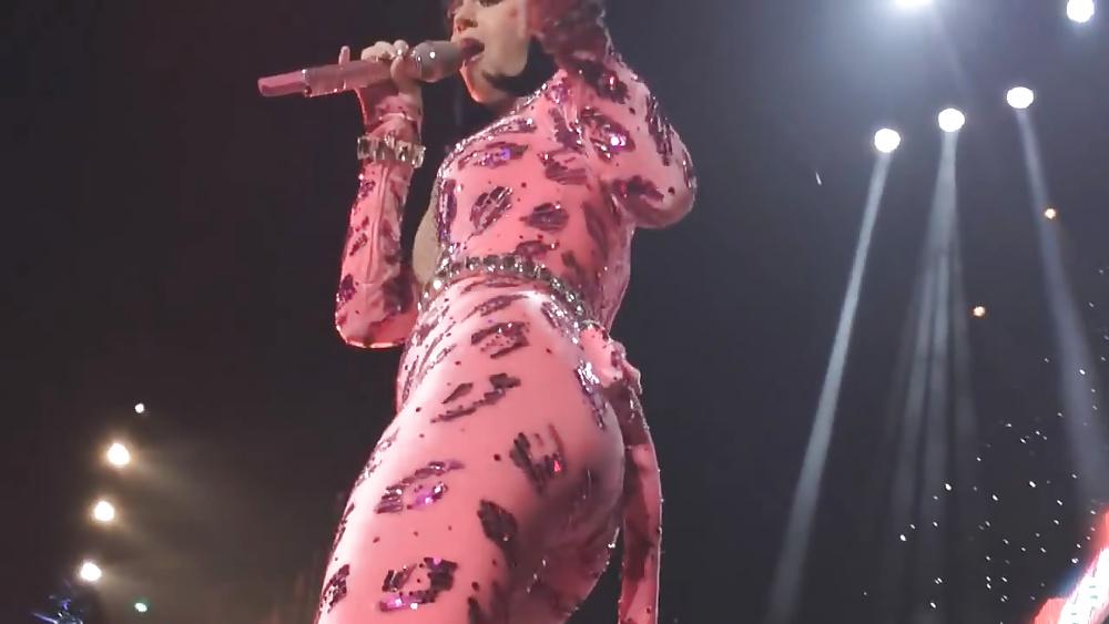 18P Katy Perry in a pink catsuit