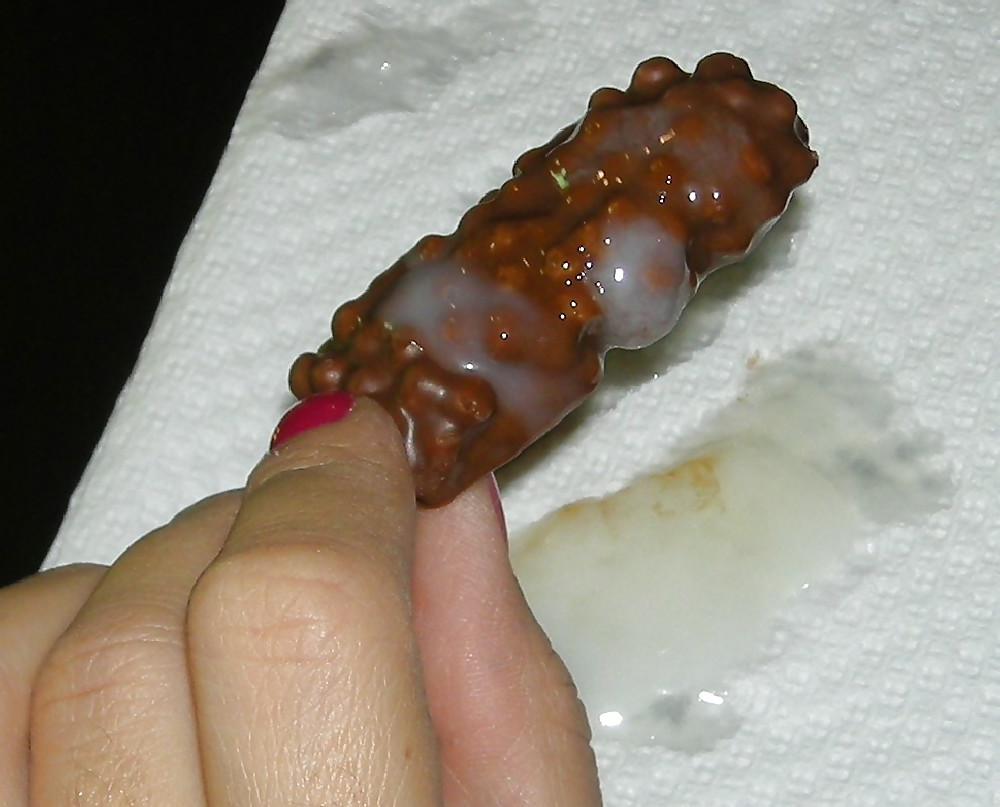 4P WIFE EAT A SNACK WITH HOT SPERM