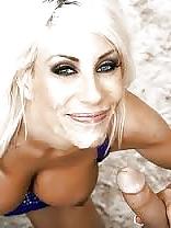 25P Big tits facials