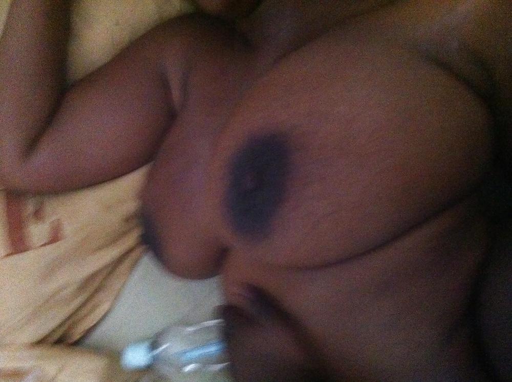 7P Oiling Black BBW Tits