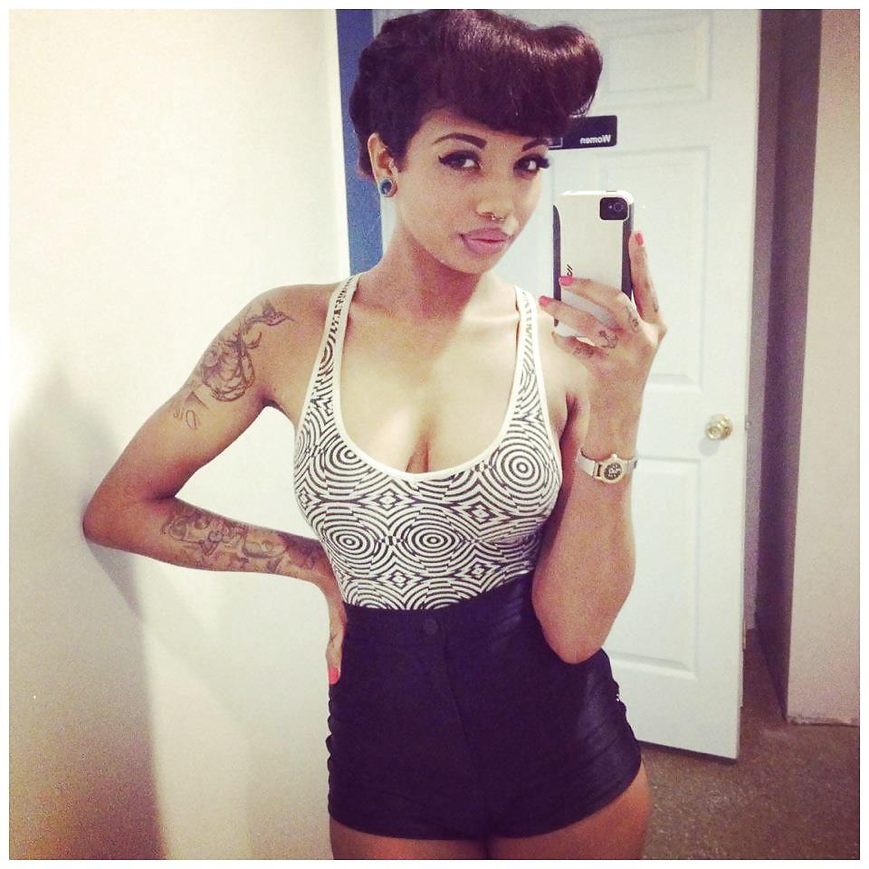 25P Sexy black hipster patty best pics set 3