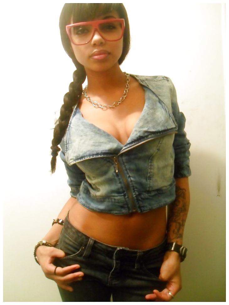 25P Sexy black hipster patty best pics set 3