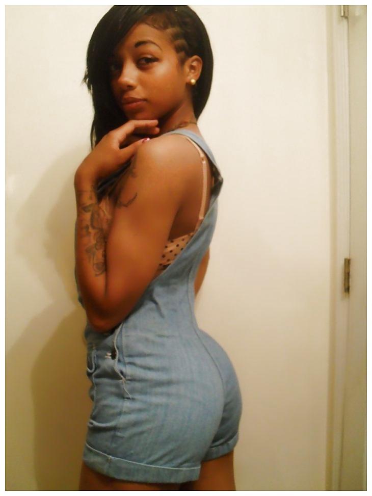 25P Sexy black hipster patty best pics set 2