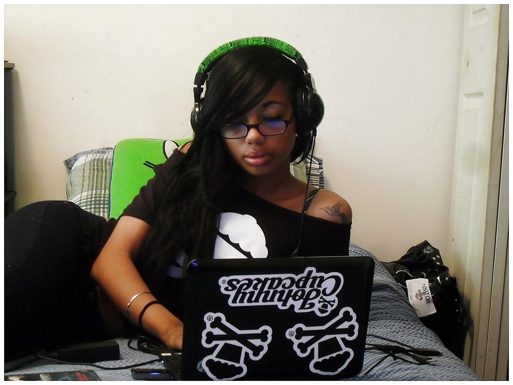 25P Sexy black hipster patty best pics set 2