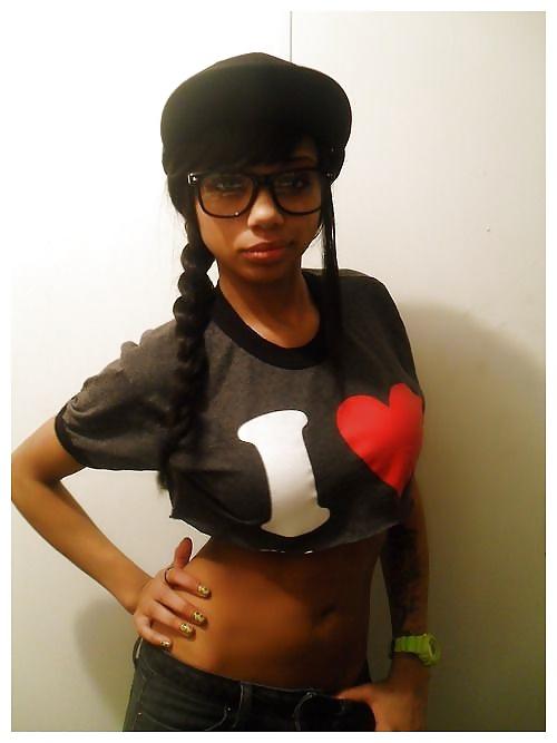 25P Sexy black hipster patty best pics set 2