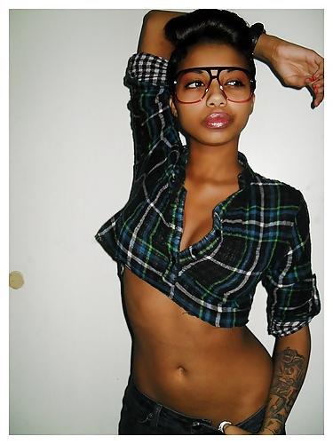 25P Sexy black hipster patty best pics set 2