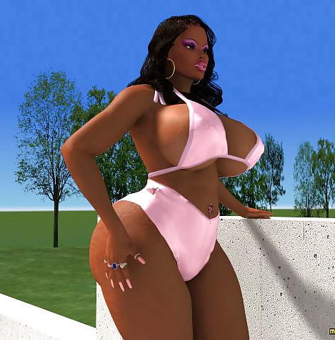 25P 3D Black BBW