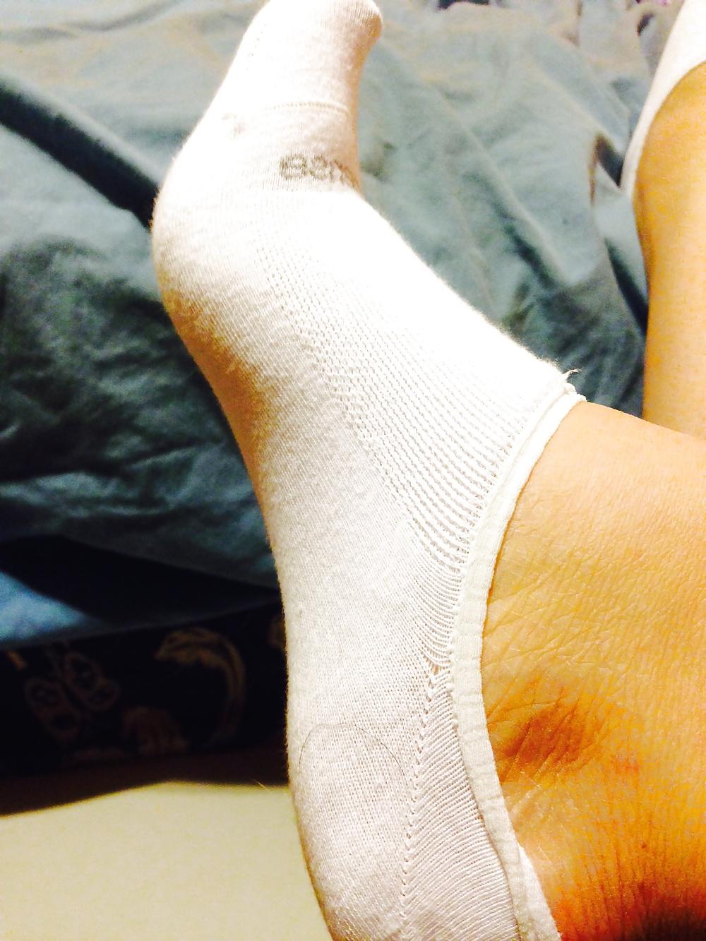 16P My fwb alyssa  socks and ass
