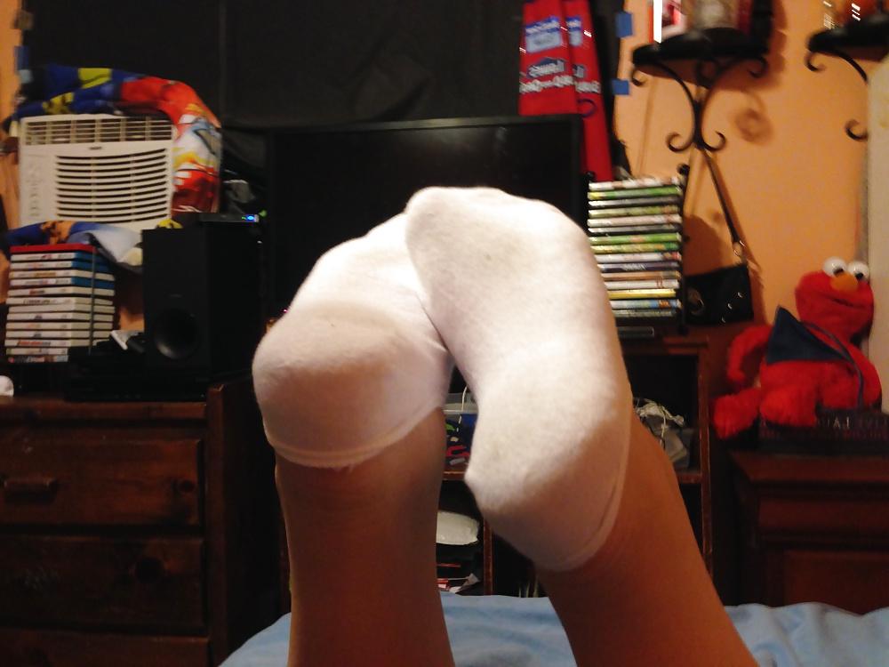 16P My fwb alyssa  socks and ass