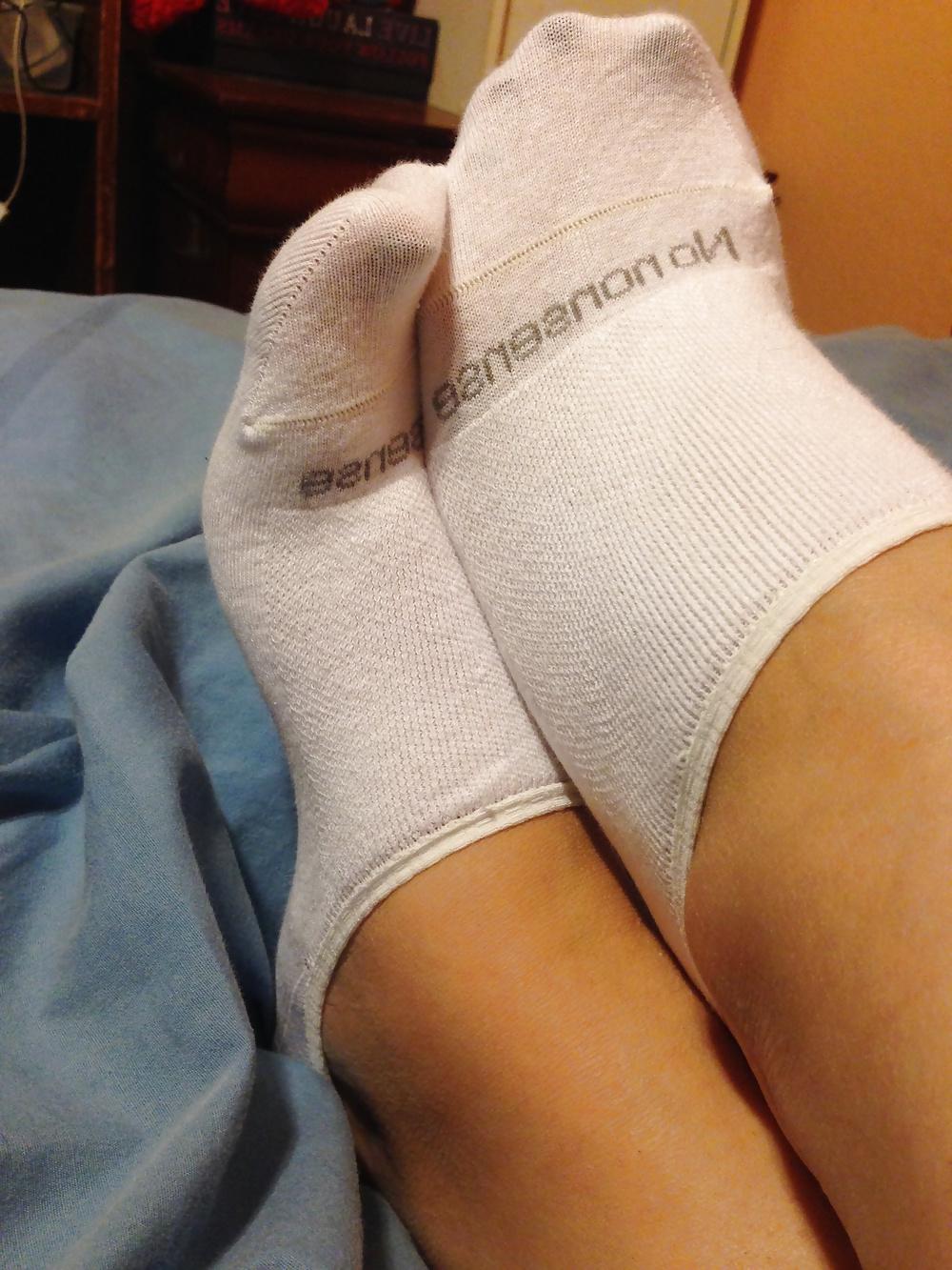 16P My fwb alyssa  socks and ass