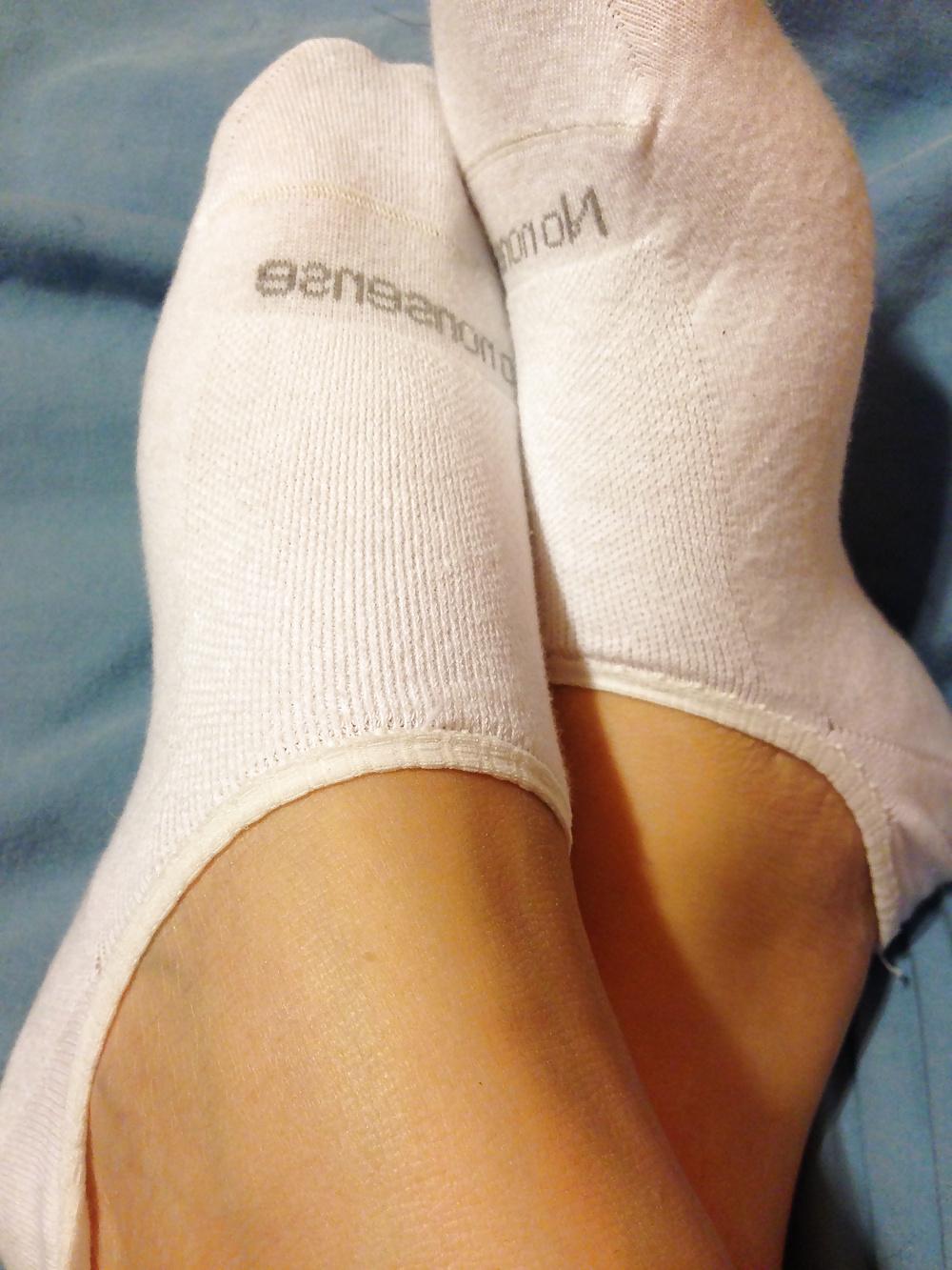 16P My fwb alyssa  socks and ass