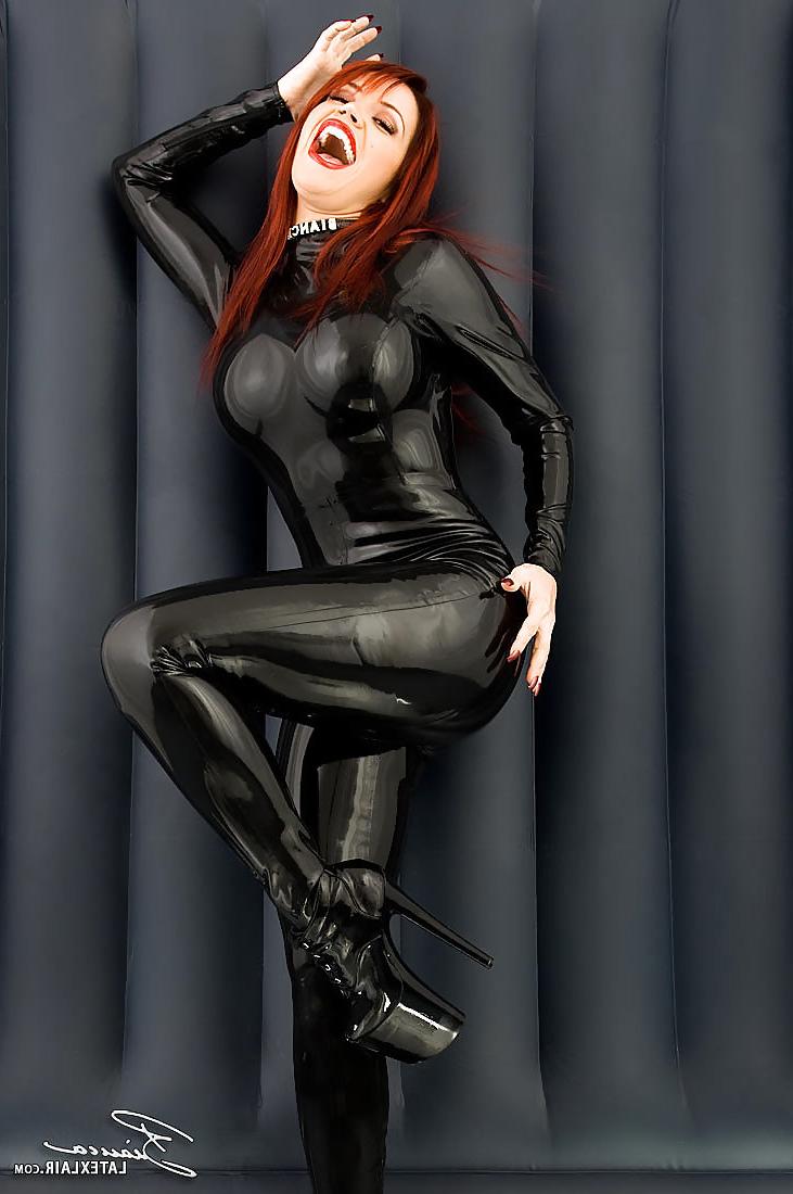 25P Catsuit redhead! 