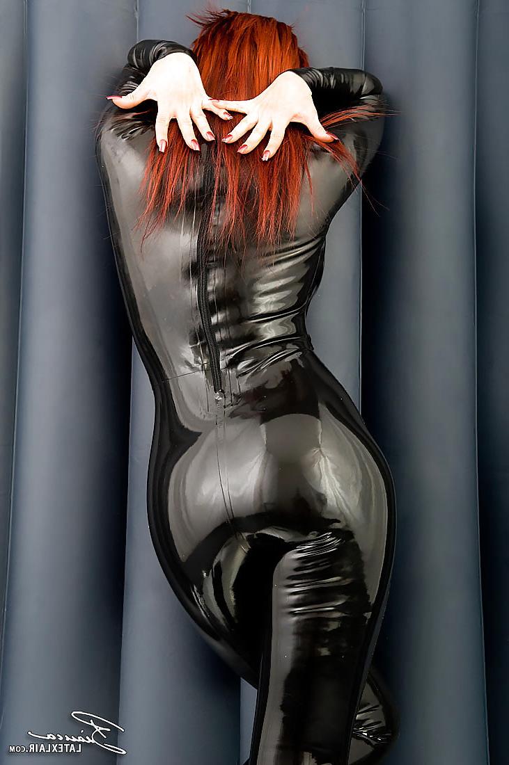 25P Catsuit redhead! 