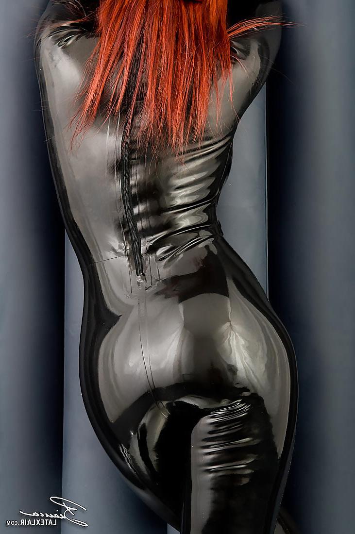 25P Catsuit redhead! 