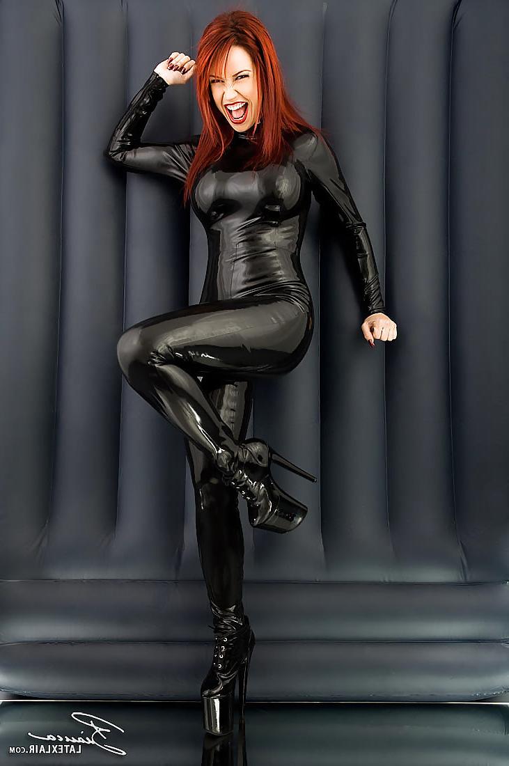 25P Catsuit redhead! 