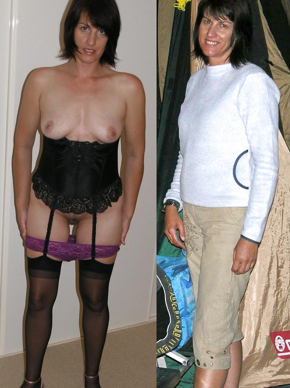 10P Dressed Undressed Milf
