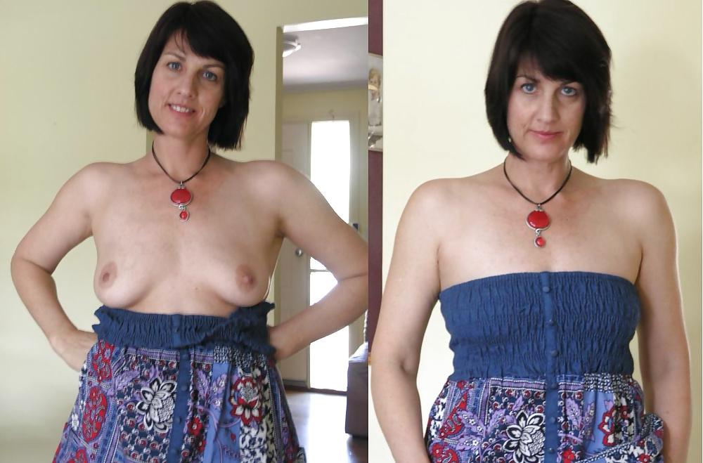 10P Dressed Undressed Milf