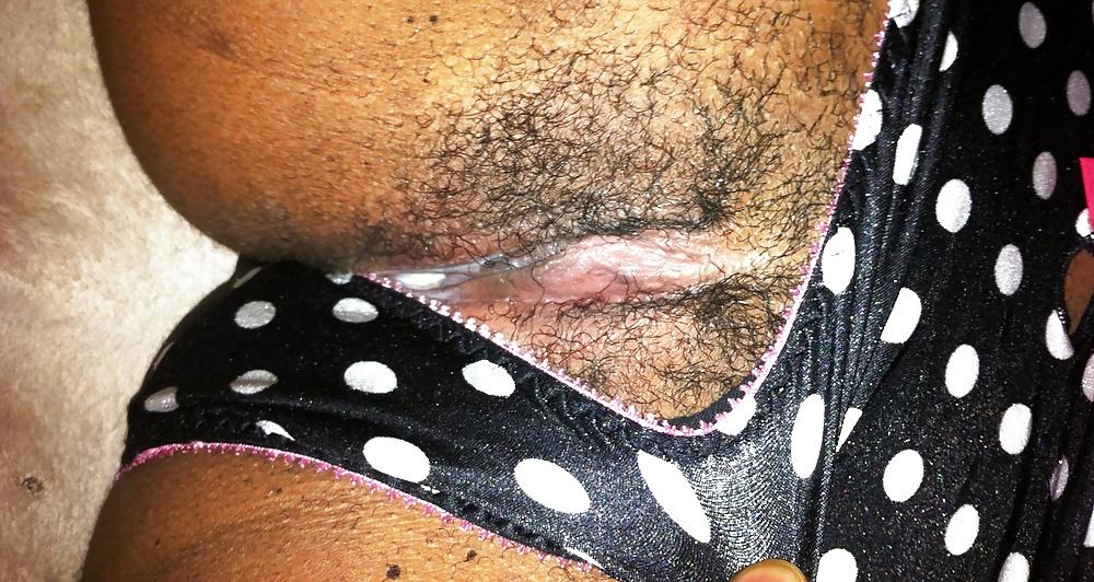 11P Ebony in panties