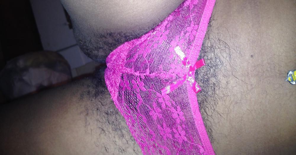 11P Ebony in panties