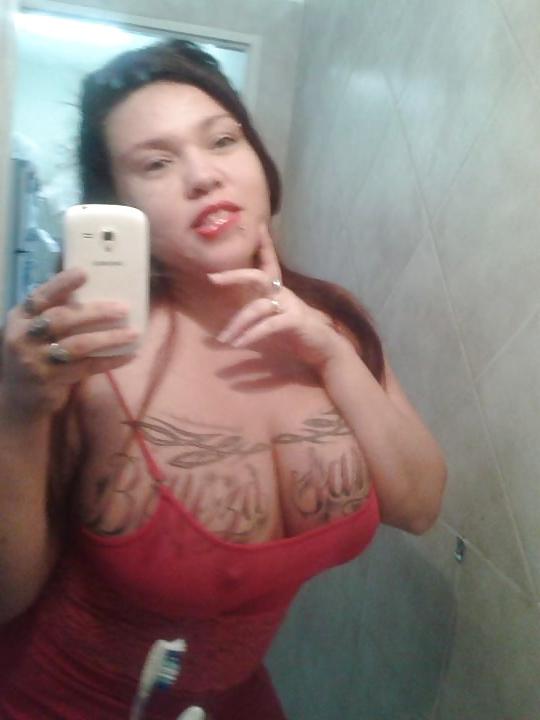 25P Sexy BBW tatooed with huge boobs from Argentina part 2
