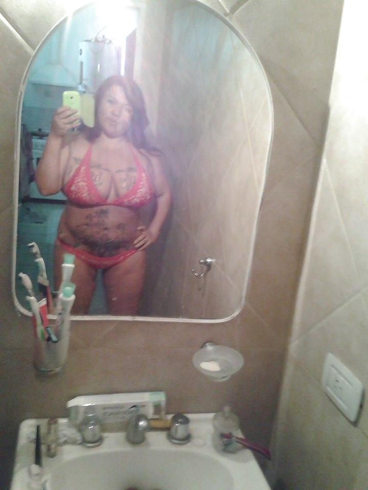 25P Sexy BBW tatooed with huge boobs from Argentina part 2