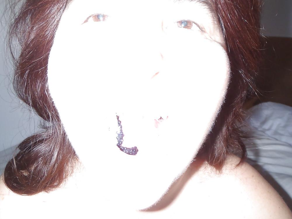 14P SLUT EATING CUM FOOD 5