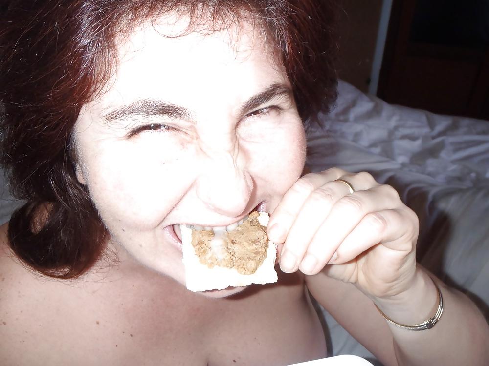 14P SLUT EATING CUM FOOD 5