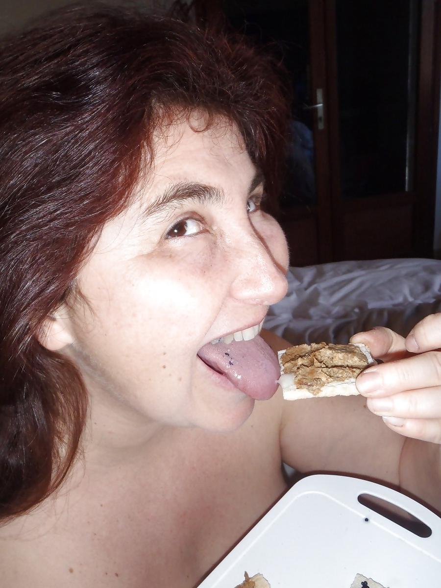 14P SLUT EATING CUM FOOD 5