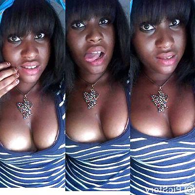 25P Boobs black attack busted