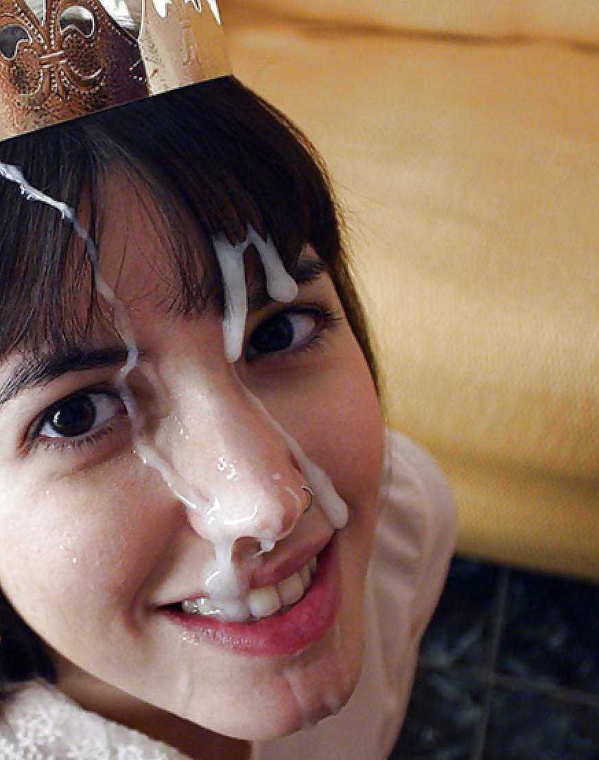 25P Sperm on Faces (and a few other places) 4