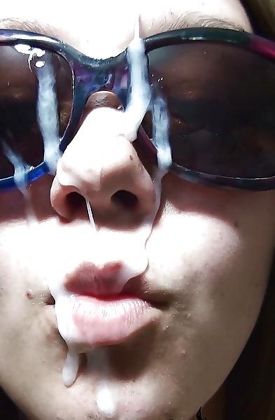 25P Sperm on Faces (and a few other places) 4