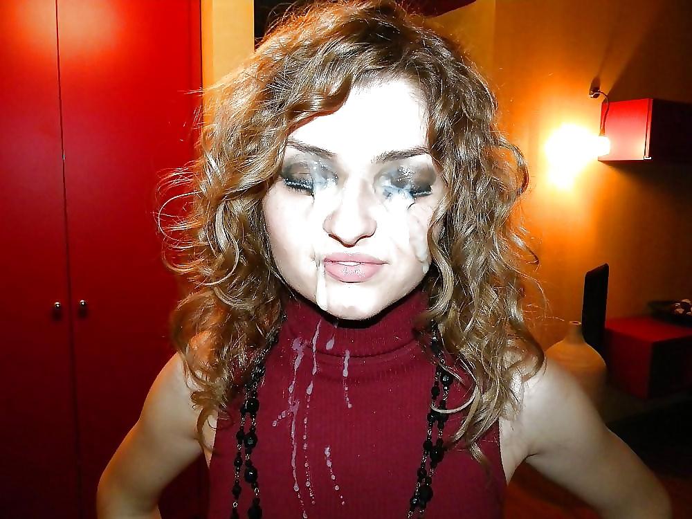 25P Sperm on Faces (and a few other places) 4